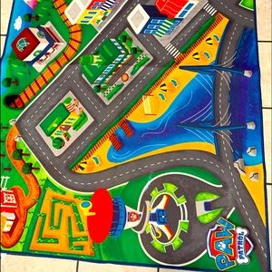 NEVER USED Activity rug & vehicles